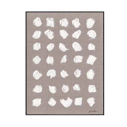 White Impressions Minimalist Dot Abstract #M5680-4