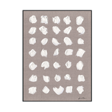 White Impressions Minimalist Dot Abstract #M5680-4