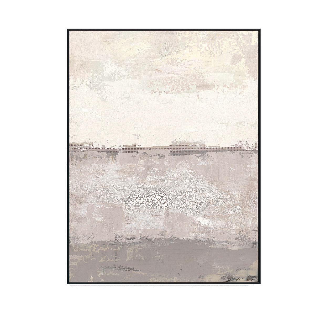 Silent Horizon Grey Abstract #M6711