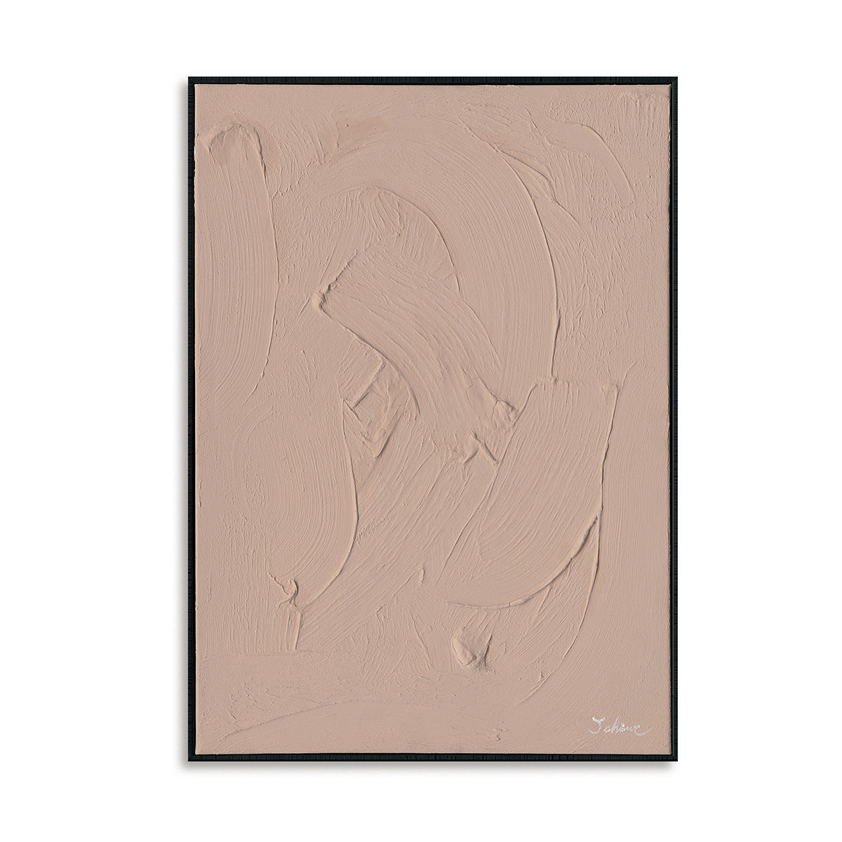 Minimalist Nude Pink Textured Wall Art #M2578