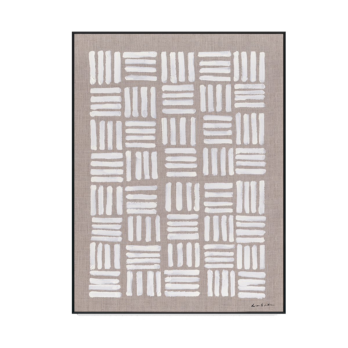 White Sequence Minimal Line Abstract #M5680-1