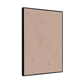 Nude Harmony Beige Textured Canvas #M2578