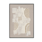 White Flow Textured Abstract Wall Art (Left & Right) #M2617