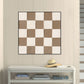 Beige Chessboard Textured Abstract #M2689