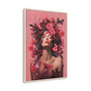 Floral Muse Pink Woman Canvas Art #M2703