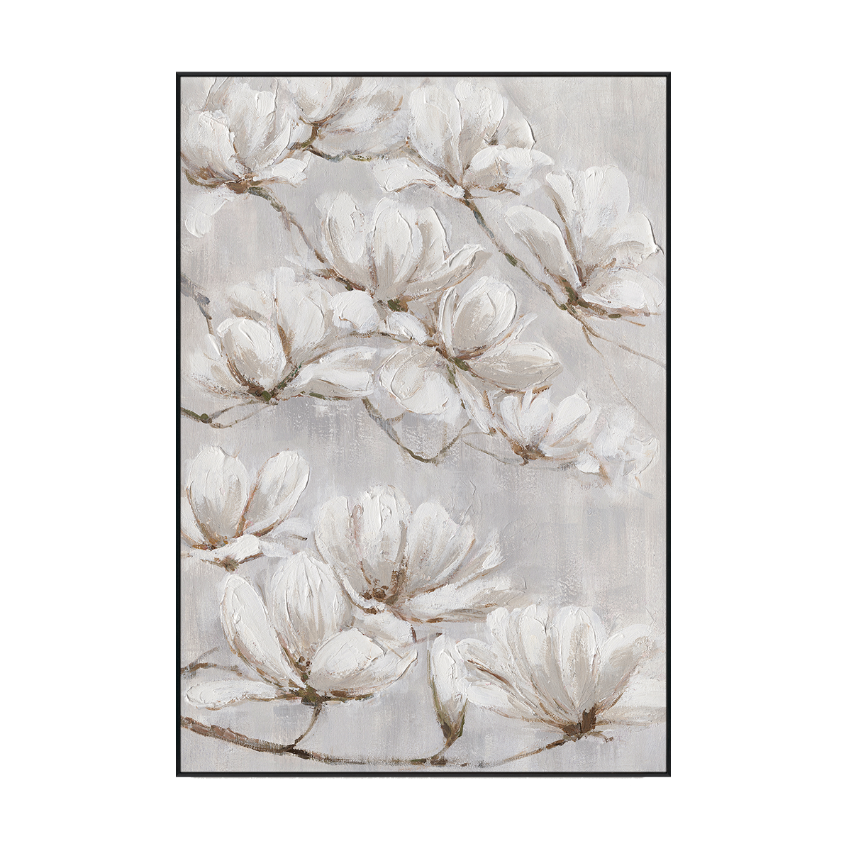 Serene Magnolia Tranquil Abstract Floral #M3526