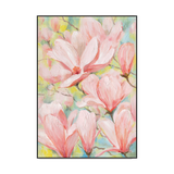 Blush Magnolia Romantic Abstract Painting #M3528