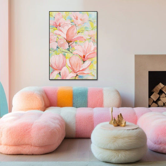 Spring Magnolia Graceful Floral Abstract #M3530