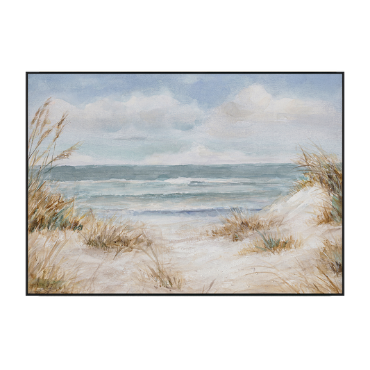 Coastal Rhythm Soft Beach Landscape #M3546