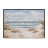 Coastal Rhythm Soft Beach Landscape #M3546