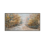 Autumn Pathway Warm Nature Landscape #M3565