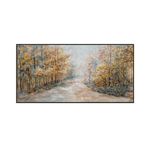 Autumn Pathway Warm Nature Landscape #M3565