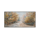 Autumn Pathway Warm Nature Landscape #M3565