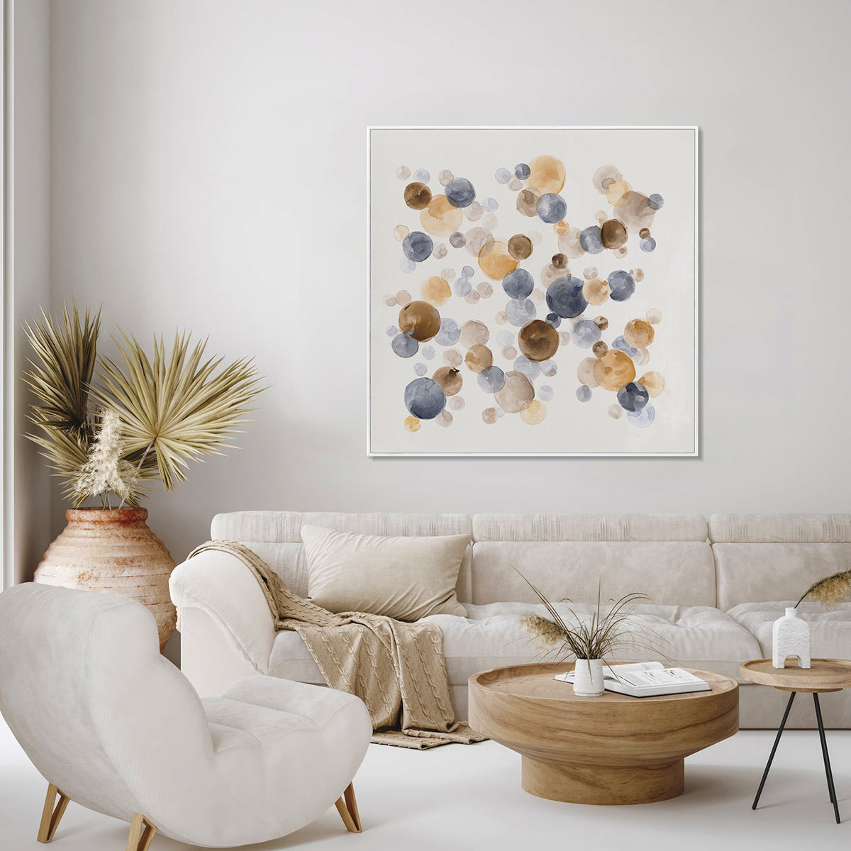 Illusion of Light Abstract Watercolor Dots #M3589