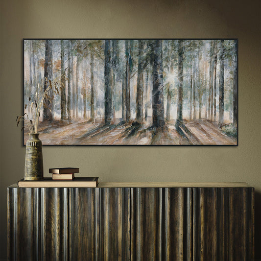 Forest Light Nature Inspired Painting #M3609