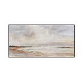 Golden Glow Abstract Nature Painting #M3624