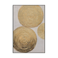 Golden Ripples Abstract Circular Textured Art #M3680