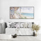 Seaside Retreat Sunlit Coastal Painting #M3691