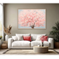Blush Blossom Cherry Tree Painting #M3734
