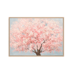 Spring Cherry Blossom Tree Oil Painting #M3734
