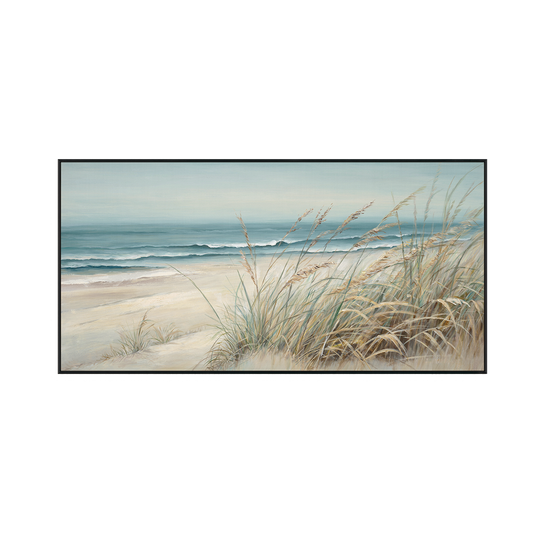 Coastal Whisper Seaside Grassland Painting #M3744