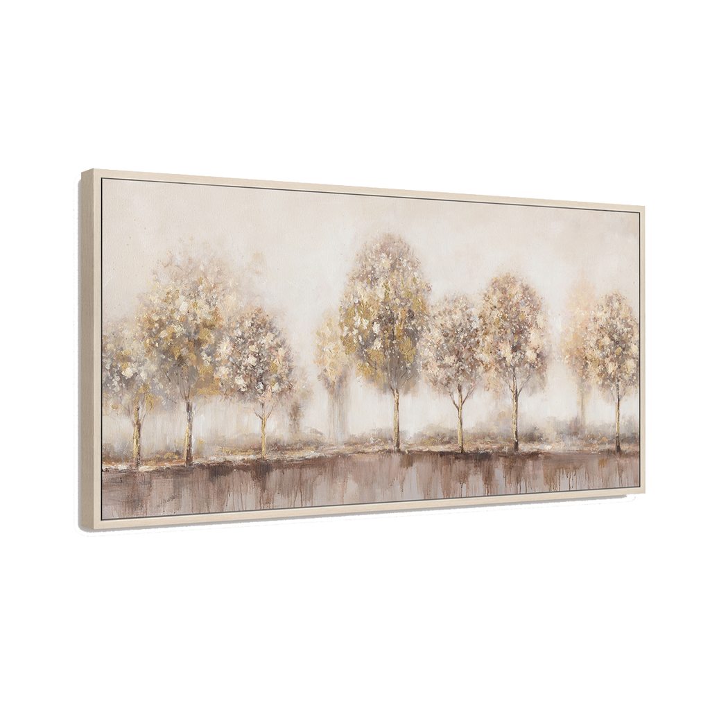 Modern Minimalist Abstract Trees Oil Painting #M4574