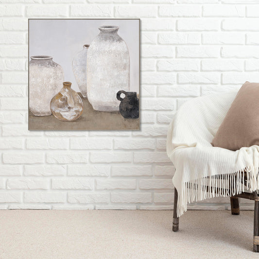 Earthen Harmony Minimalist Still Life Painting #M4592