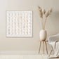 White Grid Geometric Textured Abstract #M4662
