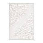 Feather Scales White Textured Abstract #M4669