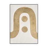 Golden Arch Rhythm Sculptural Geometric Painting #M4679