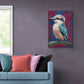 Vibrant Perch Bluebird Painting #M4681