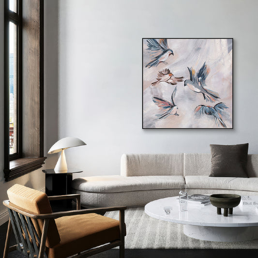 Twilight Flight Bird Painting #4713