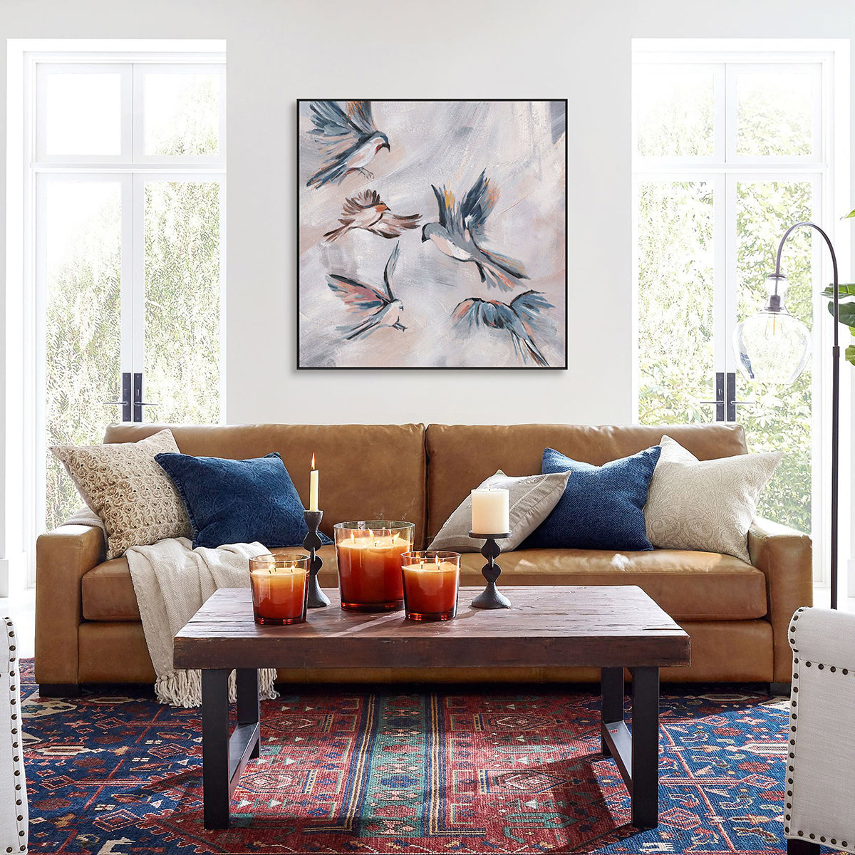 Twilight Flight Bird Painting #4713