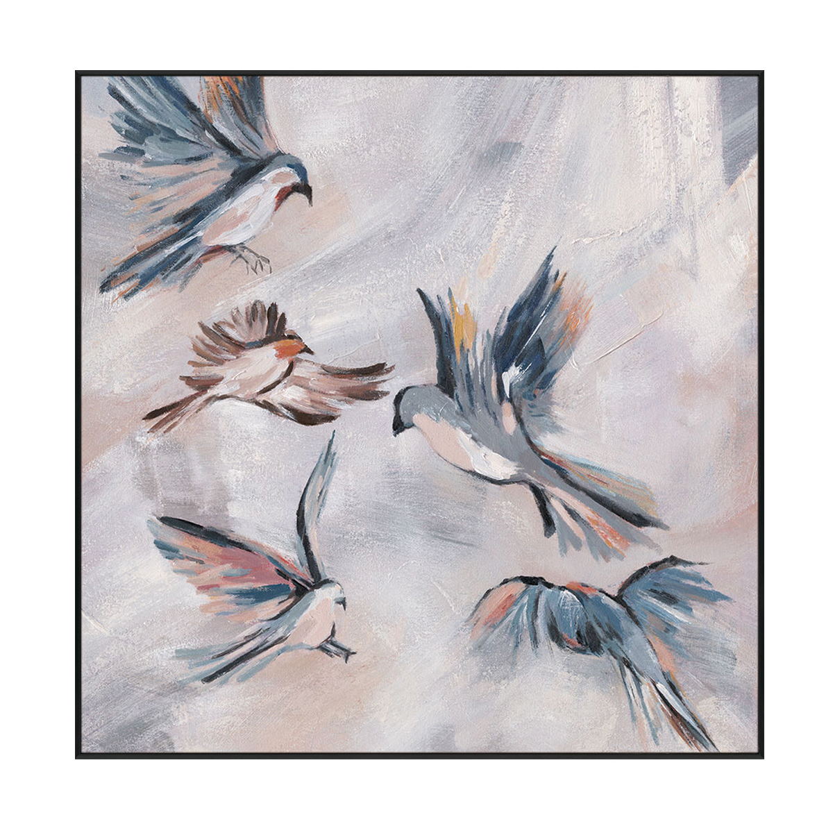 Twilight Flight Bird Painting #4713