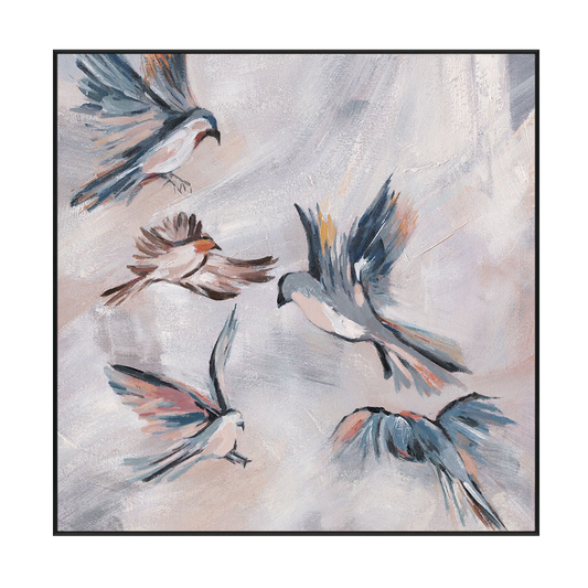 Twilight Flight Bird Painting #4713