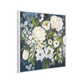 Blooming Elegance White Floral Painting #M4724