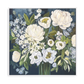 Blooming Elegance White Floral Painting #M4724