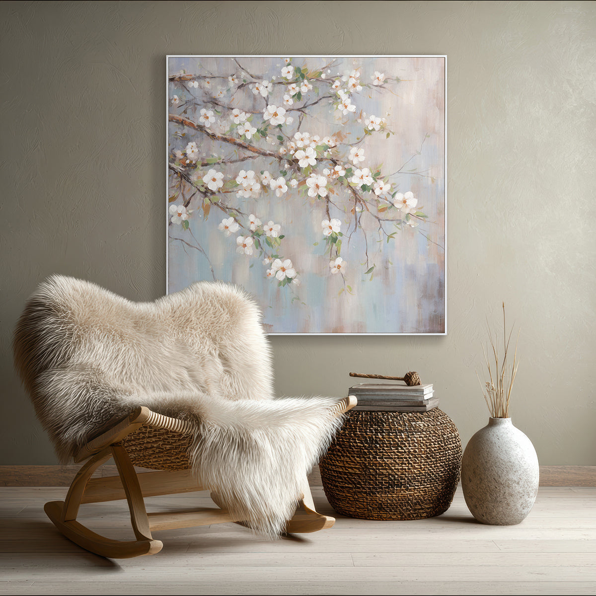 Ode to Spring Floral Oil Painting #M4786