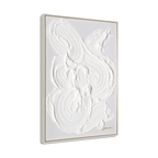 White Texture Abstract Minimalist Painting #M5008