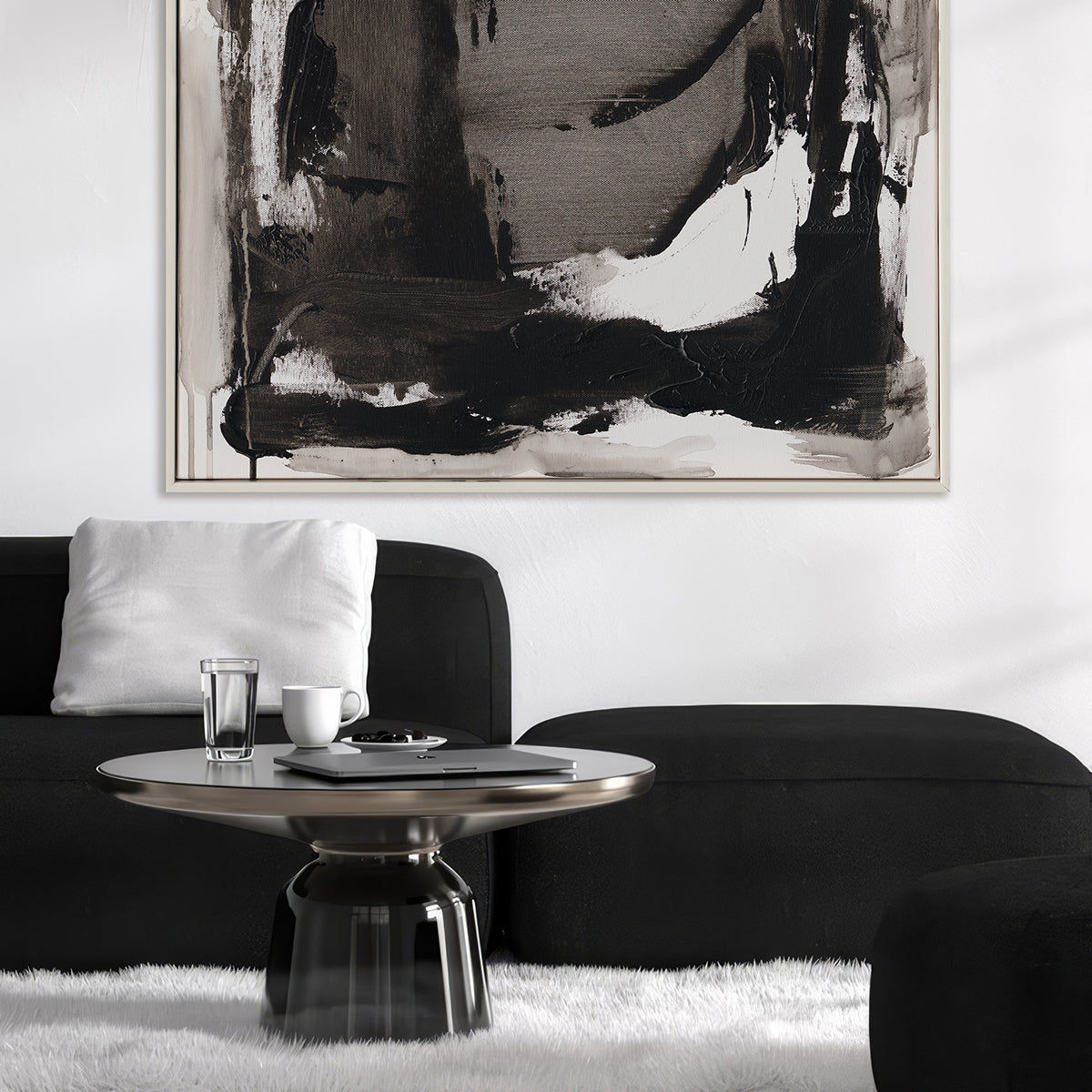Abstract Black and White Art #M5513