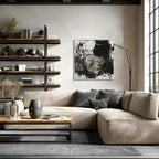 Modern Black And White Wall Art #M5514