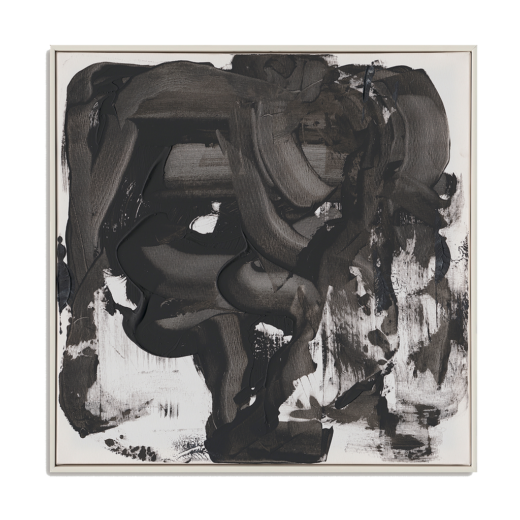 Black and White Textured Wall Art #M5515