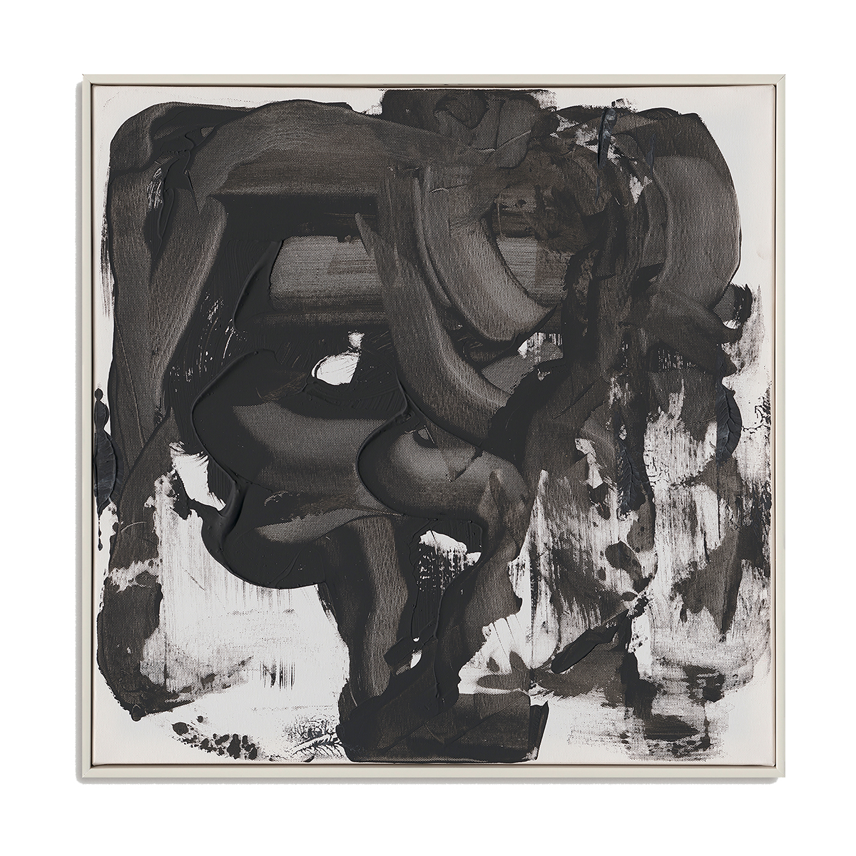 Black and White Textured Wall Art #M5515