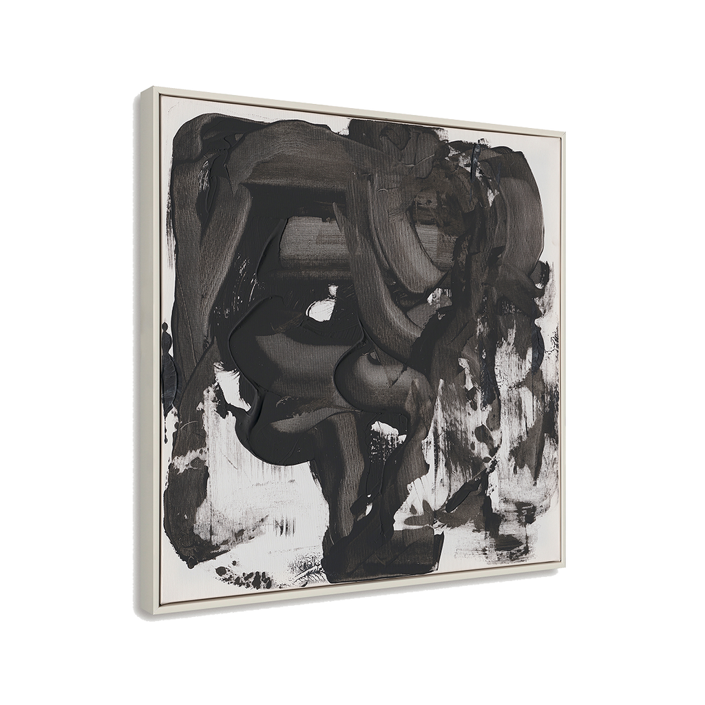 Black and White Textured Wall Art #M5515