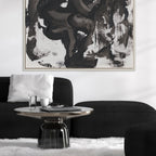 Black and White Textured Wall Art #M5515
