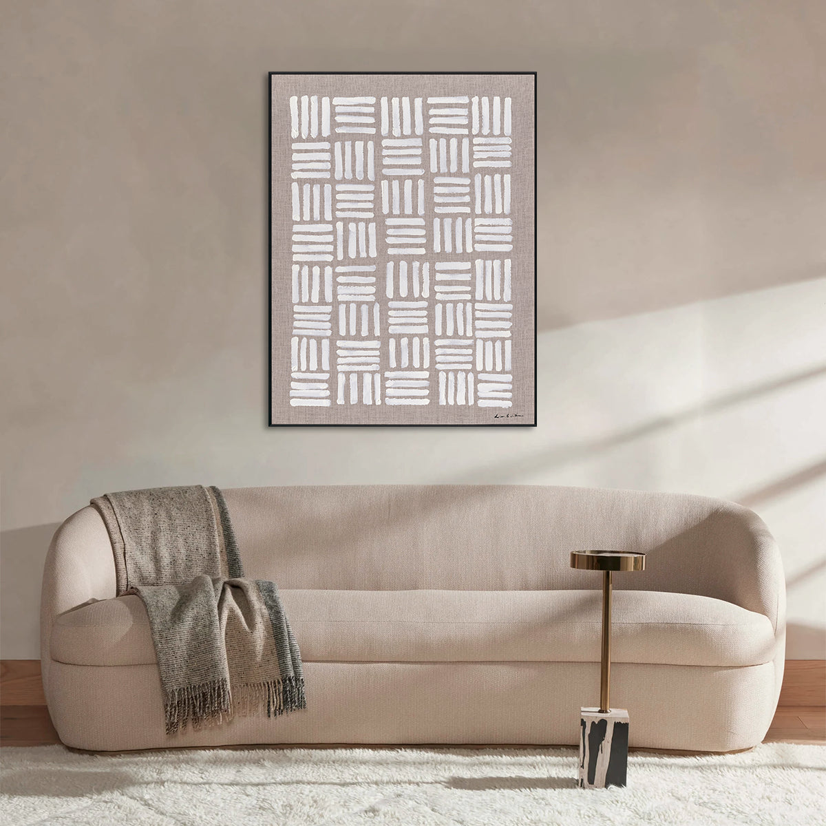 White Sequence Minimal Line Abstract #M5680-1