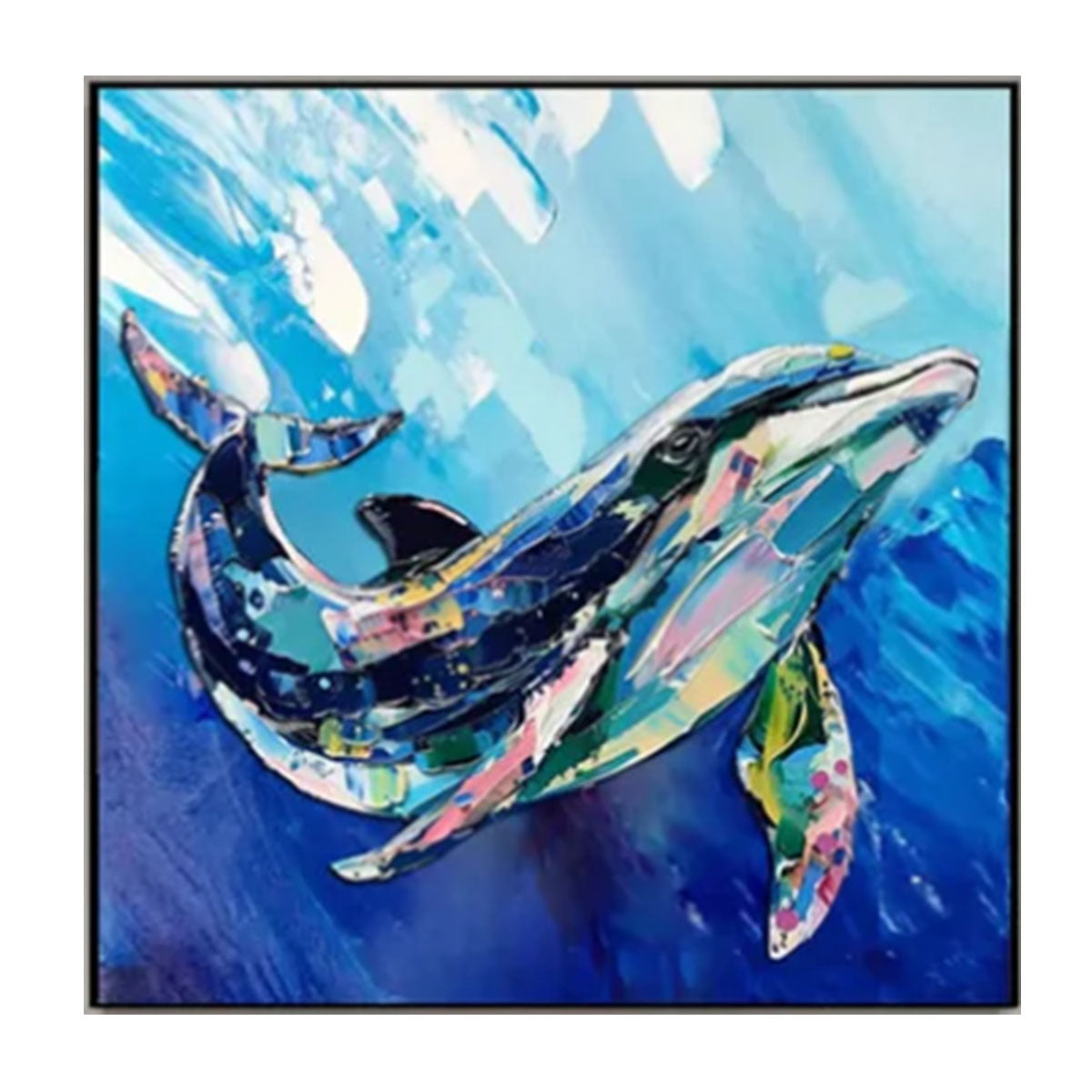 Ocean Dawn Whale Painting
