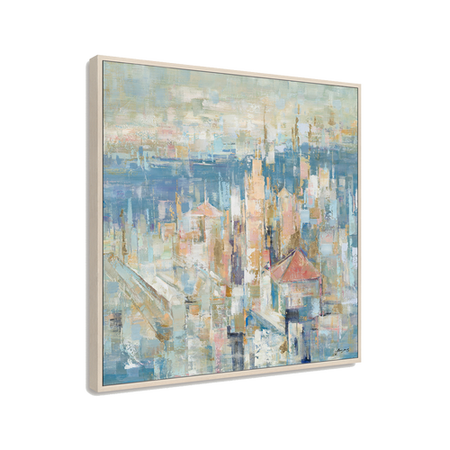 Abstract Cityscape Oil Painting #M5785