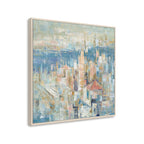 Abstract Cityscape Oil Painting #M5785