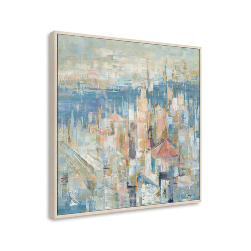 Abstract Cityscape Oil Painting #M5785